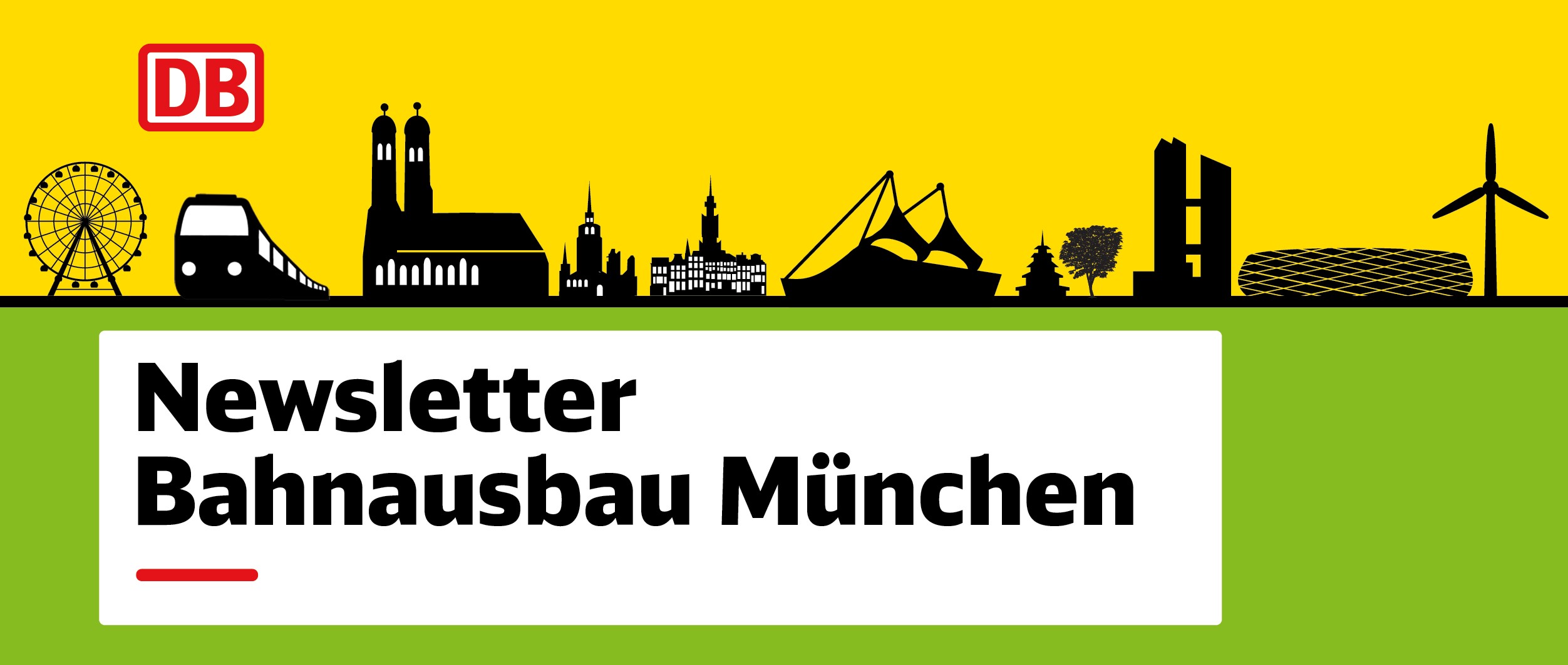 Newsletter Bahnausbau München